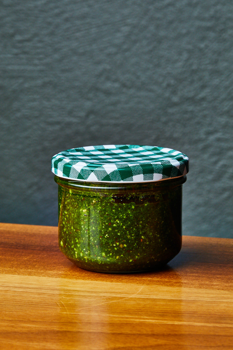 Bärlauchpesto im Glas